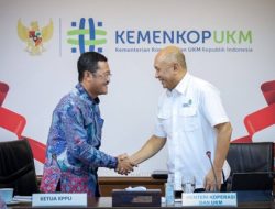 Mentri Koperasi Teten Bertemu KPPU Afif Hasbullah