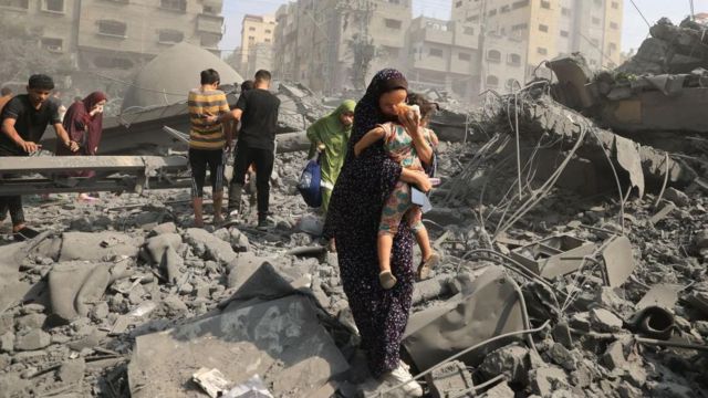 Foto:(Istimewa) Duka Gaza Pecah Militan Hamas Bombardir Israel 1500 Warga Terdampak