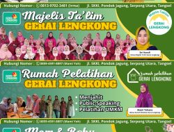 Hj. Lista Hurustiati, SH., MH Bersama  Dik Doank Meresmikan Rumah Tahfidz Quran, Majelis Ta’lim, Rumah Pelatihan, Mom & Baby Spa Muslimah Gerai Lengkong