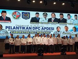 Pelantikan DPC APDESI Deli Serdang Periode 2024/2029 Dihadiri Wamendes