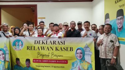 Deklarasi Relawan Kawal Airin Sampai Banten  ( KASEB) PILKADA 2024