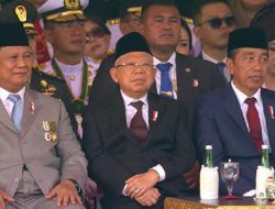Joko Widodo Merayakan HUT TNI Ke 79 di Monumen Nasional
