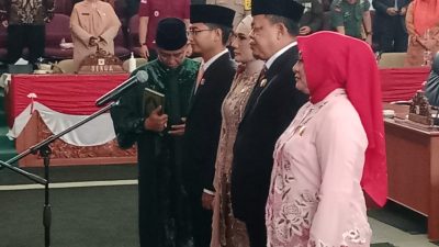 Rapat Sidang Paripurna Sumpah Janji  Pimpinan Definitip  DPRD Kota Depok  Masa Jabatan 2024-2029
