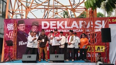 Biem Benyamin : Kami relawan Jak Pram Siap Mendukung Pramono Anung – Rano Karno Menjadi Gubernur DKI Jakarta 2024