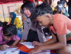 Warga Korban Kebakaran Kalianyar Ikuti Trauma Healing dan Hipnoterapi dari Polisi