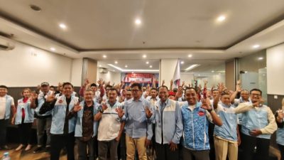 Sudjatmiko Lantik Tim Pemenangan Kecamatan Rawa Lumbu, Targetkan 80% Suara