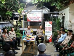 Ngopi Kamtibmas di Pos Kamling Cilodong Polsek Sukmajaya