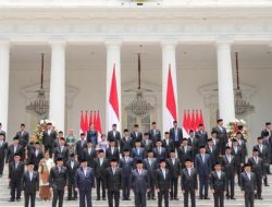 Daftar Susunan Struktur Kabinet Merah Putih Prabowo Subianto