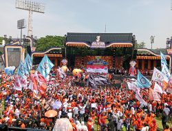 Hajatan Akbar Paslon  No 03  Warga Jakarta Menyala Siap Menangkan Mas Pram dan Bang Doel