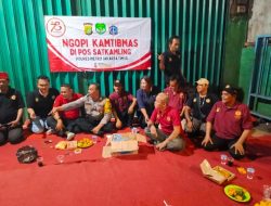 Ngopi Kamtibmas Bersama Bhabinkamtibmas Kel. Jatinegara bahas kemanan tawuran dan Pilkada 2024