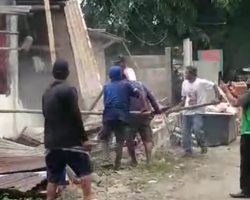 Preman Mengaku Suruhan David Karya Porak Porandakan Rumah Milik Warga Cakung.