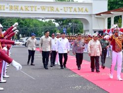 Presiden Prabowo Disambut Meriah di Pembukaan Apel Kasatwil Polri 2024