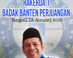Rakerda Pertama Dewan Pimpinan Cabang Badak Banten Perjuangan Tangerang Selatan