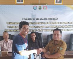 Politeknik Industri Petrokimia Banten Gelar Pelatihan Maintenance Mesin dan Material Bersama Posyantek Harapan Denok