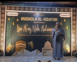 Peringatan Isra Mi’raj Mushola Al Hidayah Serua Indah dapat Memperkuat Keimanan dan Kebersamaan dalam Hidup Bertetangga