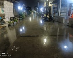 Kolam Retensi Bocor warga Kampung Bulak Terancam banjir