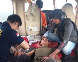 Evakuasi Personel Satgas AB 2025 dari Lokasi Hilangnya Iptu Tomo Samuel Marbun