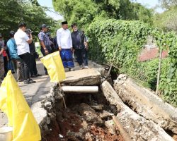 Akses Jalan Terputus Akibat Longsor, Wali Kota Bekasi Pastikan Perbaikan Segera Dilakukan