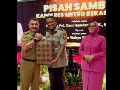 Wakil Wali Kota Bekasi Hadiri Pisah Sambut Kapolres Metro Bekasi Kota
