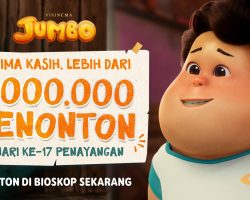 Film animasi Indonesia “JUMBO” kembali bikin gebrakan. Setelah jadi animasi lokal terlaris sepanjang masa, film ini