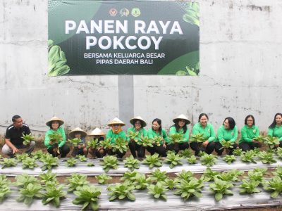 Perkuat Kemandirian, PIPAS Bali Panen Sayuran dan Cicipi Hasil Olahan Warga Binaan Lapas Bangli