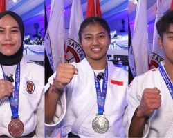 Dikalungi Medali Juara, Atlet Judo Polri Ucapkan Terima Kasih kepada Kapolri