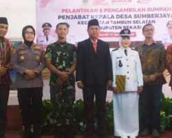 Ike Rahmawati Resmi Dilantik sebagai Penjabat Kepala Desa Sumber Jaya