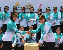 Hari Jadi Polwan ke 77, Polda Sulteng Gelar Outbond Penuh Kebersamaan