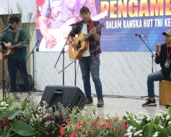 Juara Lomba Menyanyi Pengamen Kodam Jaya, Lima Band Kodim 0504/JS Raih Juara 1