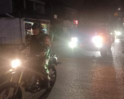 Taktis Maung, Kodim 0505/Jakarta Timur Gelar Patroli Gabungan Malam