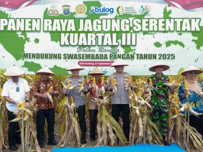 Wakapolda Sumut Hadiri Panen Raya Jagung di Deli Serdang