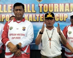 Kapolda Kalteng dan Gubernur Agustiar Sabran Buka Turnamen Voli Kapolda Cup 2025