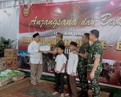 Kogabwilhan III Gelar Bakti Sosial HUT ke-80 TNI di Rumah Asuh Yatim Fadilah Ihsan