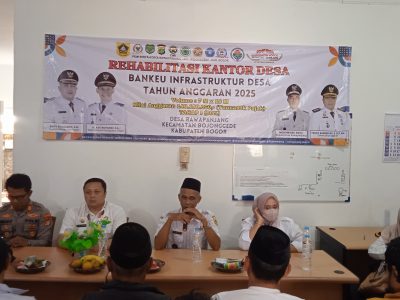 Desa Rawa Panjang Mulai Rehabilitasi Kantor Desa dengan Bantuan Keuangan Kabupaten Bogor