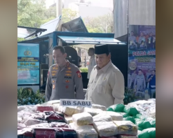 Satu Tahun Pemerintahan Prabowo Catat Pemusnahan 214,84 Ton Narkoba Hasil Kerja Polri