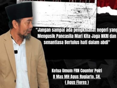 Agus Flores: Reformasi Polri Harus Didukung Totalitas