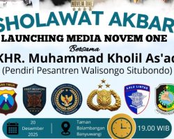 Ribuan Jamaah Siap Hadiri Sholawat Akbar dan Launching Media Novem One di Taman Blambangan Banyuwangi