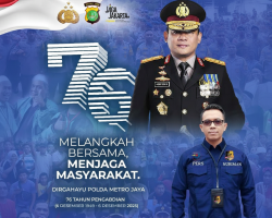 Ucapan HUT ke 76 Polda Metro Jaya dari Ketua DPW FRN Jabodetabek, Nuriman