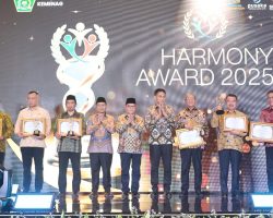 Kota Bekasi Raih Penghargaan Harmony Award 2025 Atas Komitmen Tinggi Dalam Pemeliharaan Kerukunan