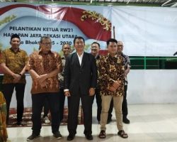Keseruan Acara Pelantikan RW 21 Perum Pesona Anggrek Harapan Jaya Libatkan UMKM