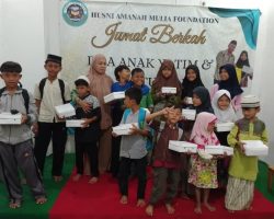 Yayasan Husni Amanah Mulia terus Hadirkan Manfaat Lewat Program Jumat Berkah