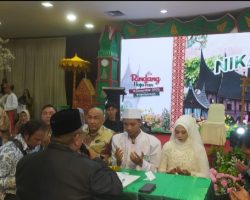 Rindang Hajatan, 48 Pasangan Resmi Menikah Pada Event Nikah Massal 2025