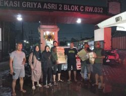 Banjir Landa Desa Sumberjaya, Pemdes Langsung Turun ke Lokasi