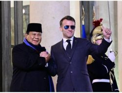 Prabowo Hadiri Jamuan Presiden Macron di Istana Élysée Paris