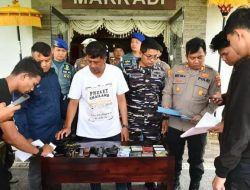 Tim Gabungan Kodaeral V dan Lanal Bali berhasil amankan Terduga Tersangka penjual senjata api ilegal