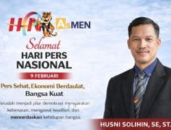 Husni Solihin Ucapkan Selamat Hari Pers Nasional: Pers Sehat, Ekonomi Berdaulat, Bangsa Kuat