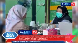 YAPIM Foundation Bersama PMI Kota Tangerang Gelar Donor Darah Massal
