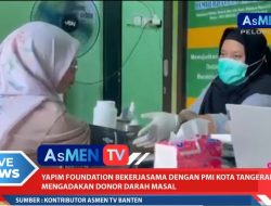 YAPIM Foundation Bersama PMI Kota Tangerang Gelar Donor Darah Massal