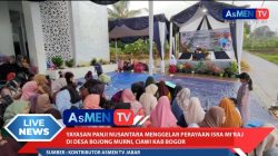 Yayasan Panji Nusantara Gelar Peringatan Isra Mi’raj Nabi Muhammad SAW di Ciawi