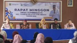 Rapat Minggon dan Halal Bihalal, Pemdes Sumberjaya Perkuat Silaturahmi dan Tingkatkan Kinerja Pasca Idul Fitri